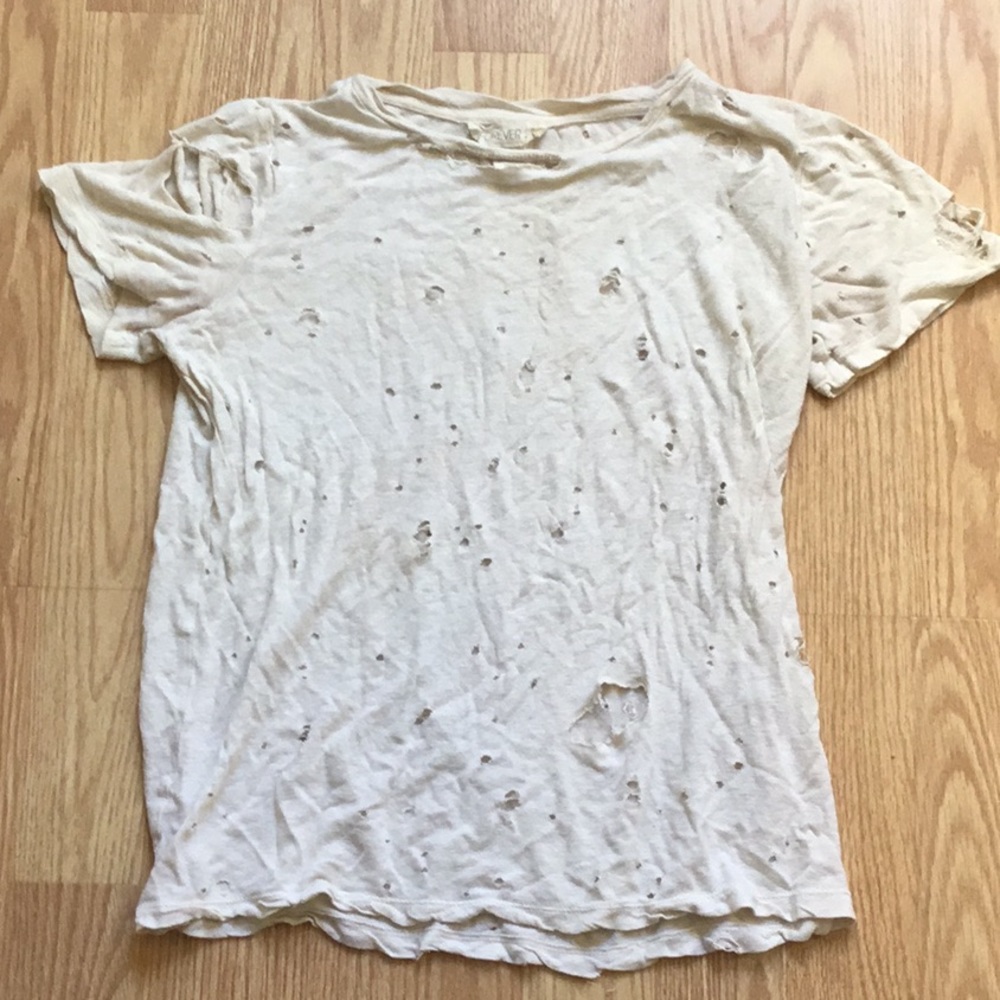 Tattered hole shirt